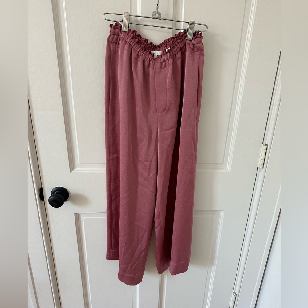 Vince wide leg satin pants
